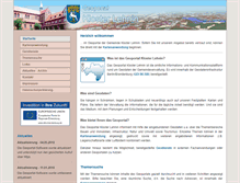 Tablet Screenshot of geoportal-klosterlehnin.de